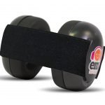 Ems for Kids BABY Ear Defenders - Black Cups with Black Headband