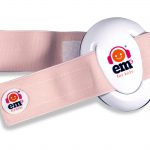 Ems for Kids BABY Ear Defenders - White with Coral Headband