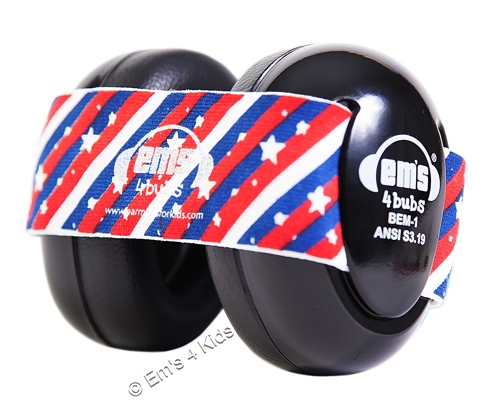 Paraorecchie Protettivi Em's 4 Bubs - Protezione Rumori 0-18 Mesi | Made USA - Foto 8