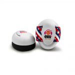 Ems for Kids Baby Ear Defenders - White with Stars & Stripes Headband