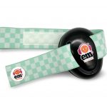 Mint BABY Earmuffs Headband on Black