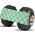 Mint on Black Ems for Kids BABY Earmuffs